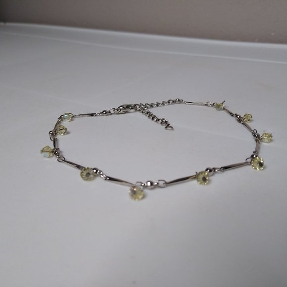 Jewelry - Vintage Bead Ankle Bracelet Adjustable 9 To 11 Inches